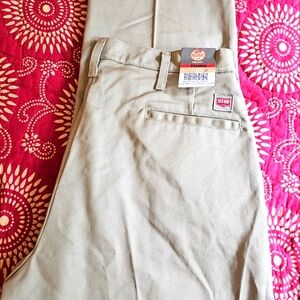 Red Kap Khaki New Men Pants 34 by 37U OR 34 BY 36 Two pairs available